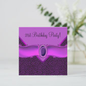 Invitation Fête d'anniversaire des 21 ans de Purple Leopard (Debout devant)