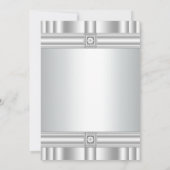 Invitation Fête d'anniversaire des 25 ans de Diamond Silver (Dos)