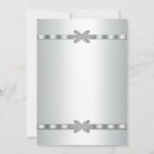 Invitation Fête d'anniversaire des 25 ans de Silver Diamonds (Dos)