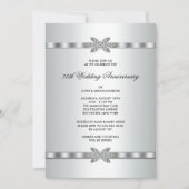 Invitation Fête d'anniversaire des 25 ans Silver Diamonds (Devant)