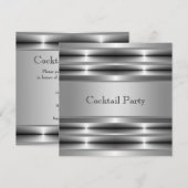 Invitation Fête d'anniversaire des 30 ans de Black Silver Man (Devant / Derrière)
