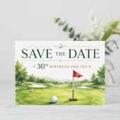 Invitation Fête d'anniversaire des 30 ans de Golf (Debout devant)