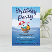 Invitation Fête d'anniversaire des 30 ans de Sea Tropical (Debout devant)