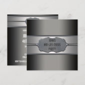 Invitation Fête d'anniversaire des 40 ans de Black Meetal Man (Devant / Derrière)