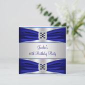 Invitation Fête d'anniversaire des 40 ans de Blue Sapphire Di (Debout devant)