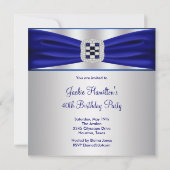 Invitation Fête d'anniversaire des 40 ans de Blue Sapphire Di (Dos)