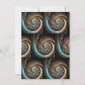 Invitation Fête d'anniversaire des 40 ans des hommes modernes (Dos)