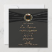 Invitation Fête d'anniversaire des 50 ans de la Diva Léopard (Dos)