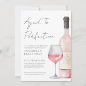 Invitation Fête d'anniversaire des 50 ans de Wine Simple (Devant)