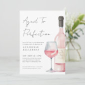 Invitation Fête d'anniversaire des 50 ans de Wine Simple (Debout devant)