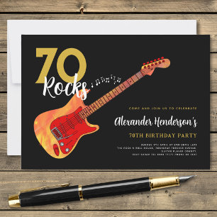 Invitation Fête d'anniversaire des 70 ans du Rock and Roll 70