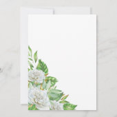 Invitation Fête d'anniversaire des 75 ans de mariage des Rose (Dos)