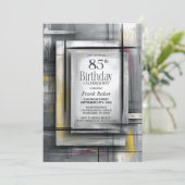 Invitation Fête d'anniversaire des 85 ans de Modern Grey (Debout devant)