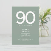 Invitation Fête d'anniversaire des 90 ans de Rich Sage (Debout devant)