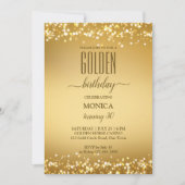 Invitation Fête d'anniversaire des adultes élégant minimalist (Devant)