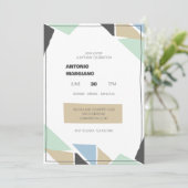 Invitation Fête d'anniversaire des anges (Debout devant)