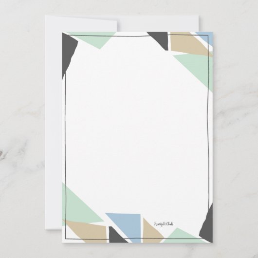 Invitation Fête d'anniversaire des anges (Dos)