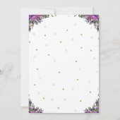 Invitation Fête d'anniversaire des animaux des forêts de cerf (Dos)