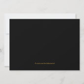 Invitation Fête d'anniversaire des Années Folles (Dos)