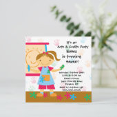 Invitation Fête d'anniversaire des arts et de l'artisanat (Debout devant)