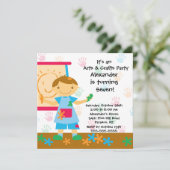 Invitation Fête d'anniversaire des arts et de l'artisanat (Debout devant)
