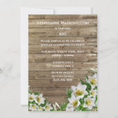 Invitation Fête d'anniversaire des Classy Lilies 100 ans (Dos)