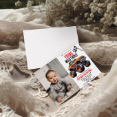 Invitation Fête d'anniversaire des Enfants Monster Trucks