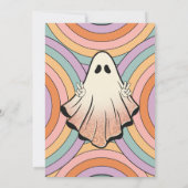 Invitation Fête d'anniversaire des enfants rétro Halloween 3 (Dos)