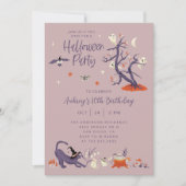 Invitation Fête d'anniversaire des Esprits de Forêt (Devant)