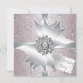 Invitation Fête d'anniversaire des femmes de la Bow Diamond B (Devant)