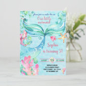 Invitation Fête d'anniversaire des femmes de mer (Debout devant)