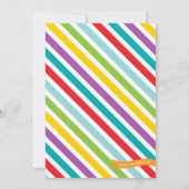 Invitation Fête d'anniversaire des filles de patinage à roule (Dos)