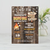 Invitation Fête d'anniversaire des frères Bonfire (Debout devant)