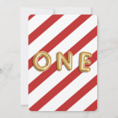 Invitation Fête d'anniversaire des jumeaux Peppermint Gingerb (Dos)