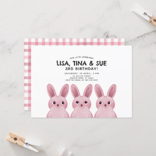 Invitation Fête d'anniversaire des Meilleurs Amis avec des la