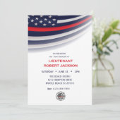 Invitation Fête d'anniversaire des pompiers (Debout devant)