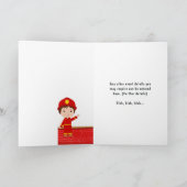 Invitation Fête d'anniversaire des pompiers (Intérieur)