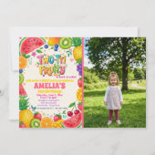Invitation Fête d'anniversaire Deux-tti Fruité 2ème anniversa (Devant)