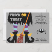 Invitation Fête d'anniversaire d'Halloween (Devant)