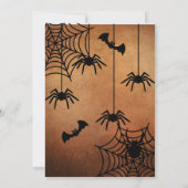 Invitation Fête d'anniversaire d'Halloween (Dos)