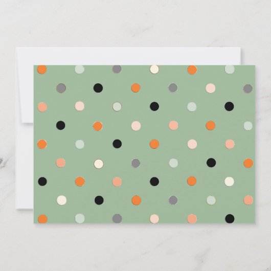 Invitation Fête d'anniversaire d'Halloween (Dos)