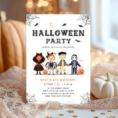 Invitation Fête d'anniversaire d'Halloween éffrayant