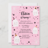 Invitation Fête d'anniversaire d'Halloween pour enfants Fantô (Devant)