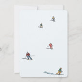 Invitation Fête d'anniversaire d'hiver pour adultes (Dos)