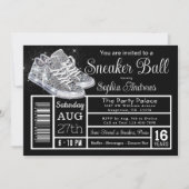 Invitation Fête d'anniversaire Diamond Sneaker Ball (Devant)