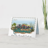 Invitation Fête d'anniversaire d'île d'Hawaï (Dos)