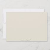 Invitation Fête d'anniversaire d'impression de jungle (Dos)