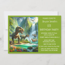 Fête d'anniversaire Dinosaures pour enfants