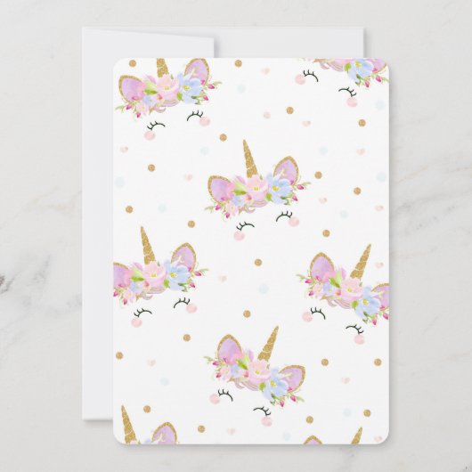 Invitation Fête d'anniversaire d'invitation d'anniversaire de (Dos)