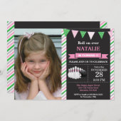 Invitation Fête d'anniversaire d'invitation d'anniversaire de (Devant / Derrière)